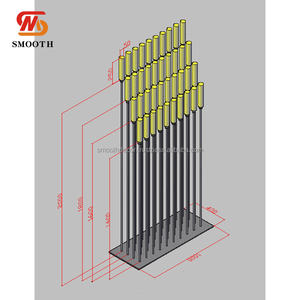 SMOOTH Factory Direct Géant 40 Têtes Bougeoir En Métal Or Candélabre Centre De Table pour Décoration De Mariage - Product Image 2