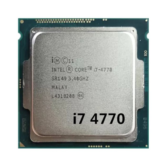 I7-4770 Processor 4 Cores 8 Threads 3.4GHz Base 8MB Cache 84W TDP LGA 1150 for PC Desktop