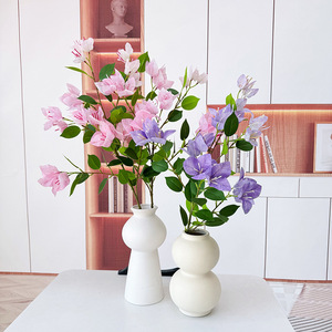 Usine de fleurs artificielles Meiyu Craft, bougainvilliers blancs, roses et violets, accessoires de photographie de mariage, décorations pour la maison - Product Image 4
