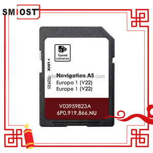 Carte mémoire logicielle de navigation GPS CID SD SMIOST pour détecteur de vitesse, compatible <span class=keywords><strong>Seat</strong></span> AS V22 Ibiza Ateca Europe - Product Image 1