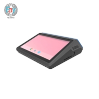 Terminal de point de vente tactile capacitif 10,1 pouces avec imprimante 58 mm, scanner, écran client 5 pouces, NFC, 4G, batterie et caisse enregistreuse