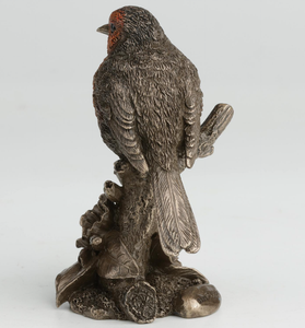 Statue de <span class=keywords><strong>Robin</strong></span> en Bronze Faite à la Main, Figurine Sculptée Antique Moderne, Réaliste, Cadeau de Noël et de Printemps, Détails Soignés, pour Rebord de Fenêtre - Product Image 2