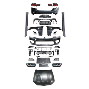 Kit carrosserie <span class=keywords><strong>Legai</strong></span> série 5 G30 m5 pour bmw g30 mise à niveau G30 G38 LCI M5 style pare-chocs avant pare-chocs arrière de voiture capot phare feu arrière - Product Image 6