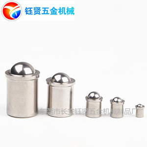 Stainless Steel Ball Bearing Spring <b>Pins</b> D8 L9 Standard Ball End General Use - Product Image 4