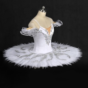 Robe de <span class=keywords><strong>tutu</strong></span> de ballet rose pour filles, costume de danse de princesse féerique pour enfants, jupe en <span class=keywords><strong>tulle</strong></span> à dentelle pour spectacle sur scène, <span class=keywords><strong>tutu</strong></span> de récital - Product Image 4