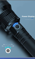 Lampe de poche Zoomable, 5000lm, chargeur USB XHP70, randonnée en plein air, Camping, urgence, chasse, autodéfense