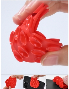 <span class=keywords><strong>2025</strong></span> mới nhất dễ thương tim Silicone điện thoại di động chủ cốc hút bàn khung Tương thích với tất cả các điện thoại di động - Product Image 2