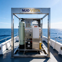 Système de dessalement d'eau portable et compact pour bateaux avec pompe pour la conversion de l'eau de mer en eau potable