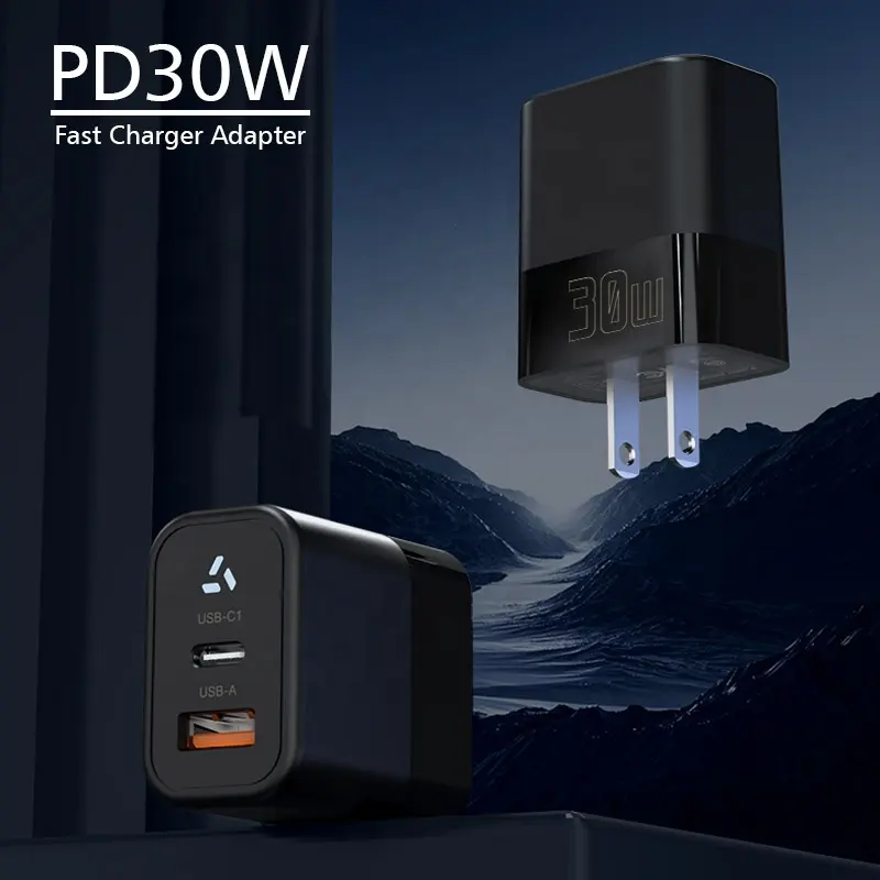 ผลิตภัณฑ์ที่ขายดีที่สุด 2024 30W PDเครื่องชาร์จโทรศัพท์มือถือ 27W US Plug ETL FCC Fast Chargerสําหรับโทรศัพท์I 15 14 13