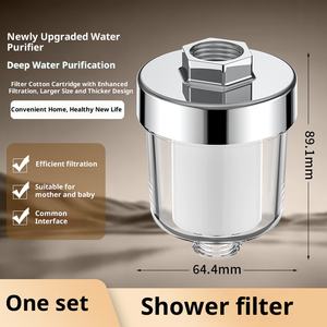 Purificateur d'<span class=keywords><strong>eau</strong></span> de <span class=keywords><strong>robinet</strong></span> Transparent charbon actif PP coton filtre de douche écologique Installation facile <span class=keywords><strong>eau</strong></span> du <span class=keywords><strong>robinet</strong></span> domestique - Product Image 2