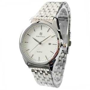 High Quality <b>Cheap</b> Casual Minimalist Calendar Wristwatch Analog Waterproof Stainless Steel Quartz <b>Watch</b> for <b>Men</b> - Product Image 1