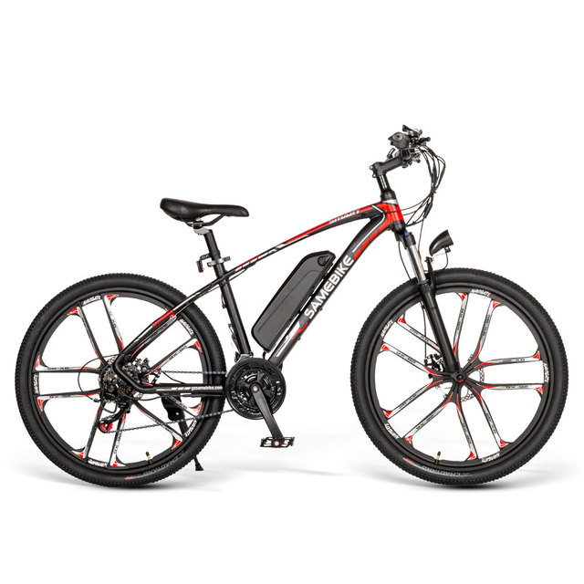 SAMEBIKE China Factory Warehouse Local Stock Hot Sale Mountain City 26 Inch 250w Electric Hybrid Bike