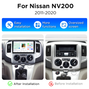 วิทยุติดรถยนต์ Junsun ระบบไร้สาย Carplay Android Auto สำหรับ Nissan NV200 ปี 2009-2016 พร้อมระบบนำทาง มีสินค้าใน EU วิทยุติดรถยนต์มัลติมีเดีย - Product Image 2