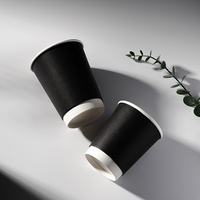 Vente en gros Logo personnalisé classique jetable 8oz 10oz 12oz 16oz 20oz tasse à thé au lait chaud café avec couvercle gobelets en papier à double paroi
