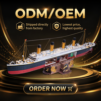 Rompecabezas 3D del Titanic, Kit de Modelo Metálico, Educativo, Venta al Por Mayor, Personalizable, Juguete STEM, Regalo, Decoración, Directo de Fábrica, OEM, CE EN71