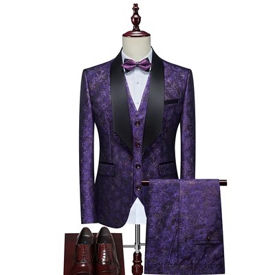 Viola (abito + gilet + pantalone)