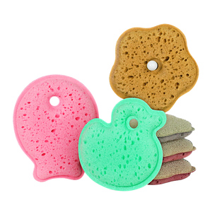 10 יחידות/חבילה מחיר זול ספוג ניקוי צבעוני לשטיפת כלים ספוגי שטיפת כלים מקרצפים לניקוי המטבח - Product Image 1