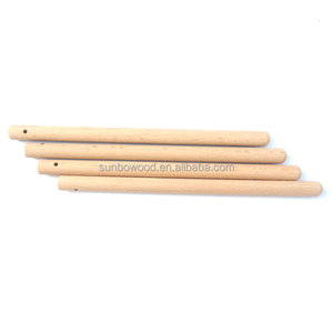 Bán buôn gỗ Dowel và que gỗ bạch dương Dowel với bóng mini drumstick gỗ Búa đồ chơi bóng thanh - Product Image 6
