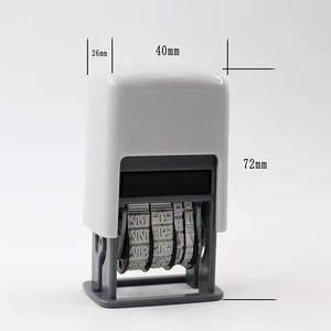 Stempel Tanggal Dapat Disesuaikan Genggam Kualitas Baik Pencetak Inkjet Stempel Rol Stempel Tanggal Bahasa Inggris Otomatis - Product Image 2