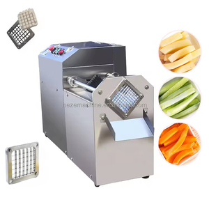 Machine à découper les pommes de terre, les carottes et les pastèques en acier inoxydable de qualité commerciale avec moteur, facile à utiliser, machine à éplucher les fruits et légumes - Product Image 2