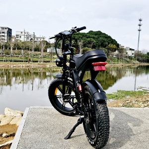 OUXI C80 Pro 20 pouces 15AH Fat Bike 48V batterie au lithium intégrée EU Netherlands Warehouse 15Ah Electric Ebike pour adultes - Product Image 2