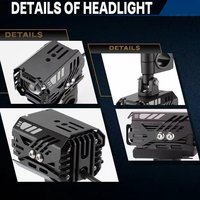80w nouvelle lampe auxiliaire antibrouillard de moto 6000K Super lumineux brouillard conduite lumière Led ampoules d'éclairage pour moto BMW
