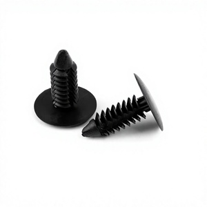 Clips de sujeción universales negros de PP para revetes de techo de automóvil, para fijaciones de tapicería interior y maletero - Product Image 1