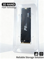 Harga Pabrik Internal M.2 NVMe SSD 256GB/1TB Faspeed Seri P8 PCIe 3.0 3D NAND TLC Garansi 3 Tahun Bersertifikasi CE/FCC/ROHS Grosir