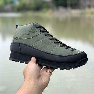 Nouvelles Chaussures de Randonnée et de Sport Tout-Terrain Personnalisées pour Adultes, Anti-choc et Anti-collision, Idéales pour la Montagne et l'Automne, en Cuir Véritable - Product Image 5