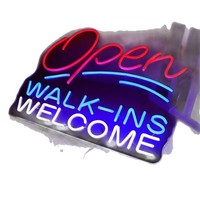 Enseigne néon LED MKL en forme de cœur, à intensité variable, pour vitrine de magasin, décoration de salon de thé, alimentée par USB, lumière suspendue