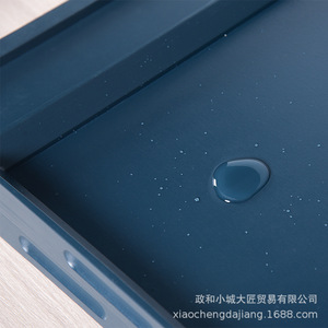 Plateau à thé en bambou Ogi Daisho, rectangulaire, bleu, petite, moyenne et grande taille, style minimaliste japonais, plateau de service pour tasses à thé, pour la maison - Product Image 4