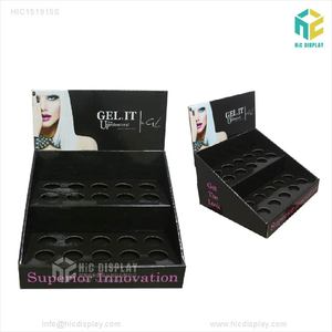 Coffret présentoir de cosmétiques avec Logo imprimé personnalisé, boîte de comptoir en carton ondulé pliable - Product Image 1