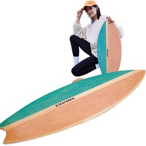 Planche d'équilibre en bois pour le surf avec roulettes, entraîneur d'équilibre sportif, planche d'équilibre en bois pour le fitness - Product Image 2