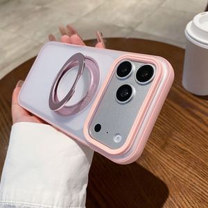 Étui de téléphone magnétique antichoc avec support rotatif Rafas compatible avec iPhone 17 Pro Max 16 Pro - Product Image 6