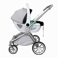 Poussette de luxe 2-en-1 pliable NINGBO YOUBEI, modèle haut de gamme, vente en gros, logo personnalisé, OEM