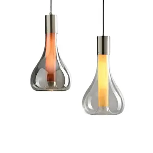Modern Glass Shade Hotel Chandelier Hanging Kitchen Island Lights Nordic Design Lamp Home Decor Home Fancy Light Lighting