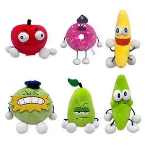 Wholesale 2023 Super Soft Cute Custom Stuffed Animals Vegetables And Fruits Toys Banana Plush Toys