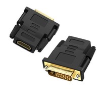 DVI vers HDTV coaxial bidirectionnel mâle à femelle avec connecteurs plaqués or pour écrans écrans CRT numériques projecteurs HDTV