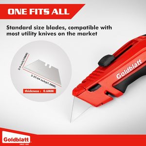 Lames utilitaires Goldblatt, lot de 100, acier trempé SK2M de qualité supérieure avec distributeur, outils de bricolage - Product Image 4