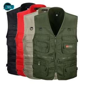 SKL Custom Designs Nouveauté Veste Gilet de Pêche et Photographie Multi-Poches en Coton pour Homme – Vente Flash - Product Image 2