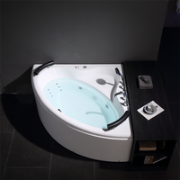 Desagüe de Bañera Independiente de Acrílico de Alta Calidad CE, Ecológico, Fácil de Limpiar, Diseño Moderno para Uso en Hoteles, Baño Interior con Masaje