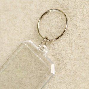 Acrylic Frame Key Chains Custom Shell Photo Tassel Charms Key Chains - Product Image 6