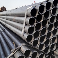 أنبوب فولاذ كربوني أسود مقاس 1 بوصة ASTM A53 Gr.B، بقطر خارجي 33.4 مم، ملحوم بتقنية ERW، لمشاريع أنابيب النفط والبناء، قابل للحام والقطع
