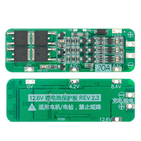 Module de protection BMS pour batterie Li-ion 18650 3S 20A, carte PCB de chargeur 12,6V, cellule 59x20x3,4mm