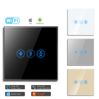Touchmi Smarte Schalter-Steckdose Thermostat WLAN Zigbee Alexa Google Home Sprachsteuerung Glaspanel CE RoHS Schneller Versand