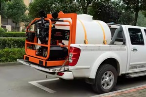 Eau chaude <span class=keywords><strong>essence</strong></span> série 4000PSI avec réservoir d'eau pompe de lave-auto haute pression - Product Image 4