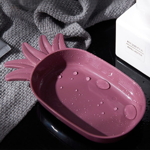 2025 vente chaude salle de bain vanités Drainage boîte en plastique ananas forme vidange <span class=keywords><strong>porte</strong></span>-<span class=keywords><strong>savon</strong></span> boîte <span class=keywords><strong>douche</strong></span> dessin animé mignon boîte à <span class=keywords><strong>savon</strong></span> - Product Image 4