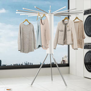 Séchoir à linge <span class=keywords><strong>pliable</strong></span> en forme de <span class=keywords><strong>parapluie</strong></span>, support de séchage de vêtements d'intérieur, séchoir à linge pieuvre - Product Image 2