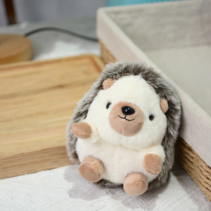 2025 Top Bán Tùy Chỉnh Phim Hoạt Hình Sang Trọng Keychain Dễ Thương Vui Nhộn <span class=keywords><strong>Hedgehog</strong></span> Mềm Fluffy Vui Sang Trọng Nhồi Bông Đồ Chơi Keychain Cho Bạn Gái - Product Image 3