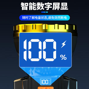 Td177 ไฟหน้าแบบ LED แบบชาร์จไฟได้ 3000Mh แบตเตอรี่สำหรับตั้งแคมป์กลางแจ้ง ตกปลา ทำเหมือง พร้อมการชาร์จ USB - Product Image 5